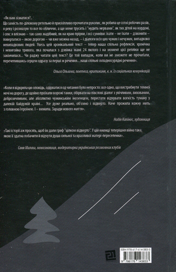 It was night / Ніч була Светлана Ткаченко 978-617-614-383-3-2