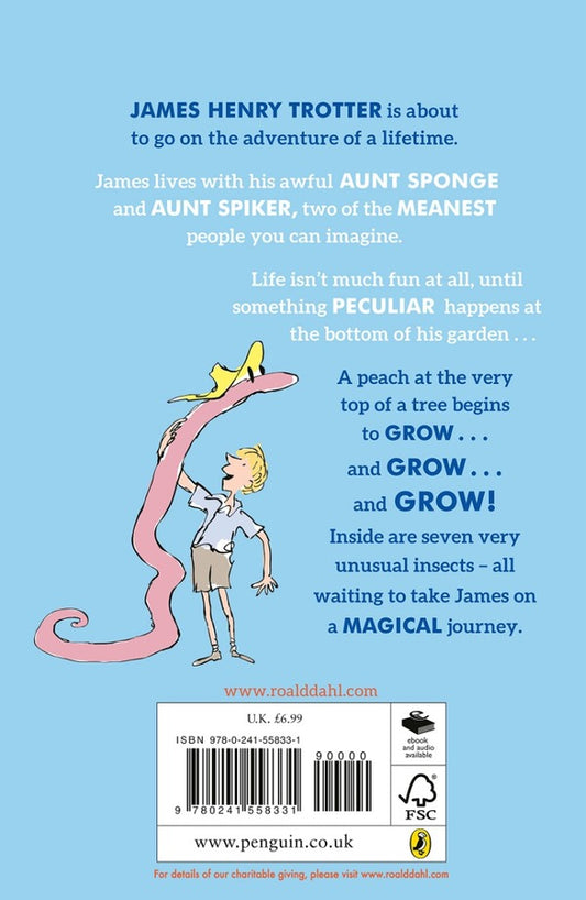 James And The Giant Peach Roald Dahl / Роальд Даль 9780241558331-2