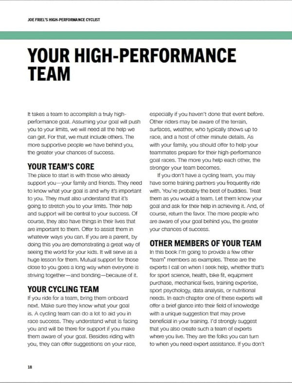 Joe Friel's High-Performance Cyclist: The Complete Training Manual / Joe Friel’s High-Performance Cyclist: The Complete Training Manual Джо Фрил 9781399418508-2