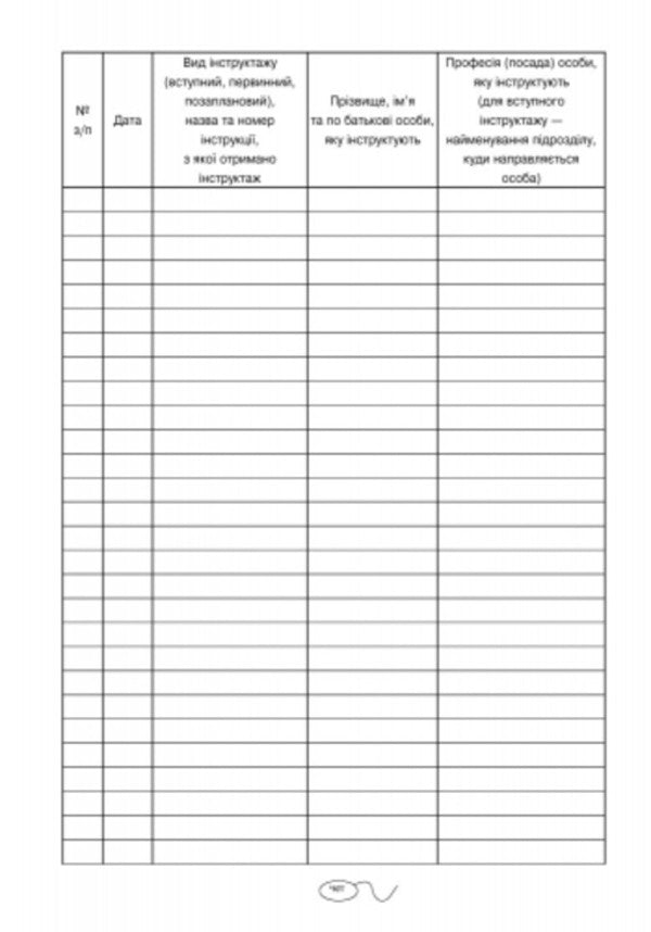 Journal of registration of briefings on fire safety issues / Журнал реєстрації інструктажів з питань пожежної безпеки  9789667462345-3