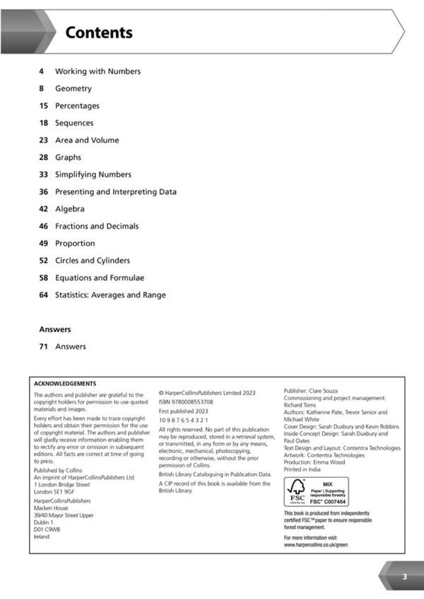 KS3 Maths Year 8 Workbook / KS3 Maths Year 8 Workbook  9780008553708-3