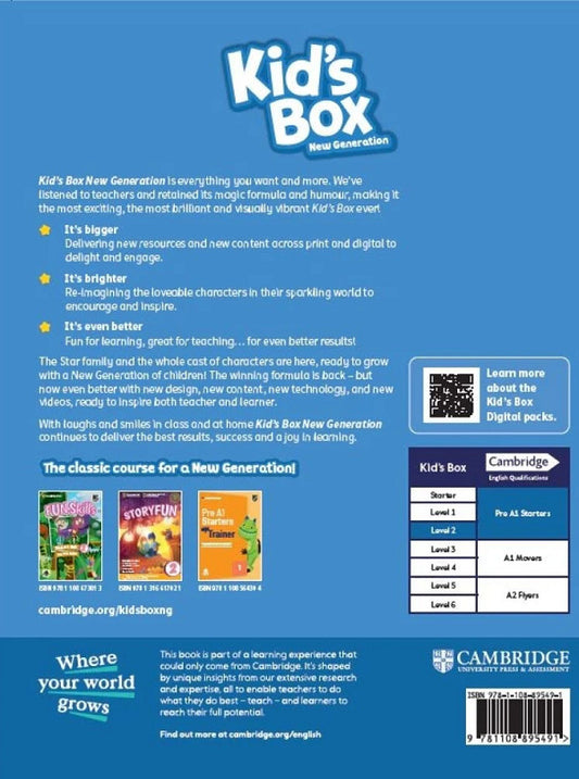 Kid's Box New Generation 2 Activity Book With Digital Pack Caroline Nixon, Michael Tomlinson / Кэролайн Никсон, Майкл Томлинсон 9781108895491-2