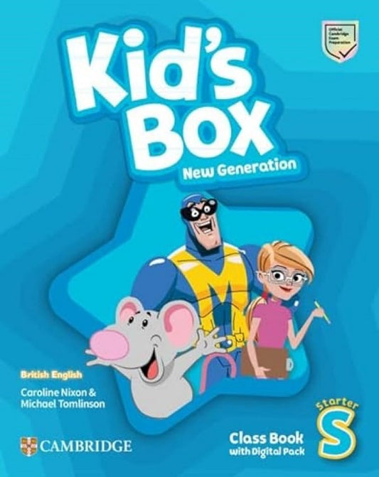 Kid's Box New Generation Starter Class Book With Digital Pack Caroline Nixon, Michael Tomlinson / Кэролайн Никсон, Майкл Томлинсон 9781108895408-1