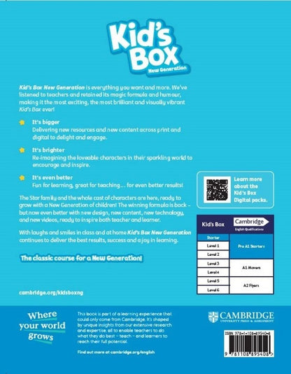 Kid's Box New Generation Starter Class Book With Digital Pack Caroline Nixon, Michael Tomlinson / Кэролайн Никсон, Майкл Томлинсон 9781108895408-2