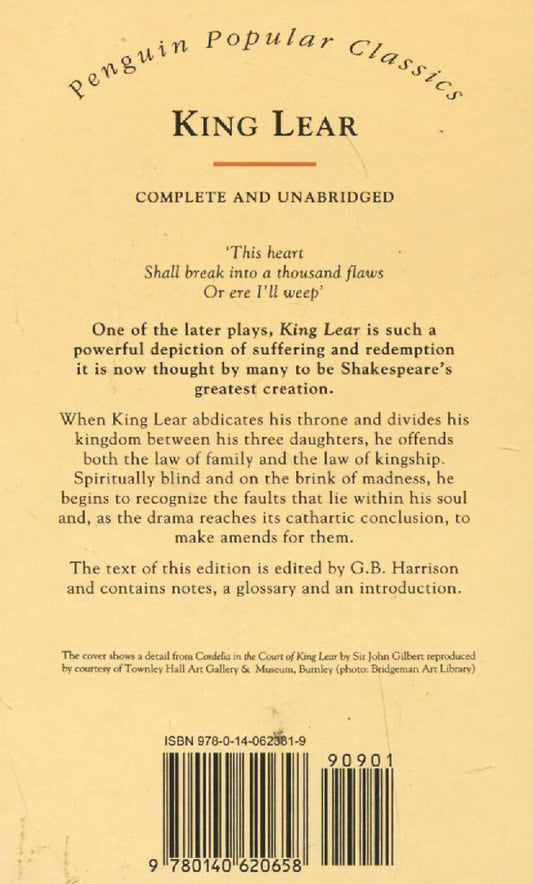 King Lear William Shakespeare / Уильям Шекспир 9780141197869-2