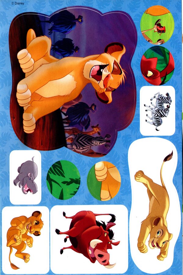 King Lion. Developing Book With Stickers / Король Лев. Книга-розвивайка з наліпками / Author not specified 9789669438287-3