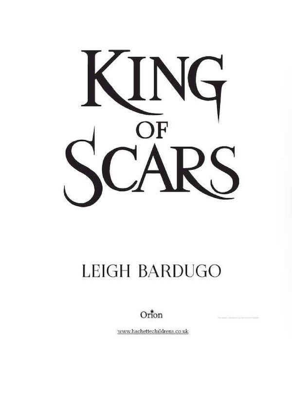 King of Scars / King of Scars Ли Бардуго 9781510104464-2