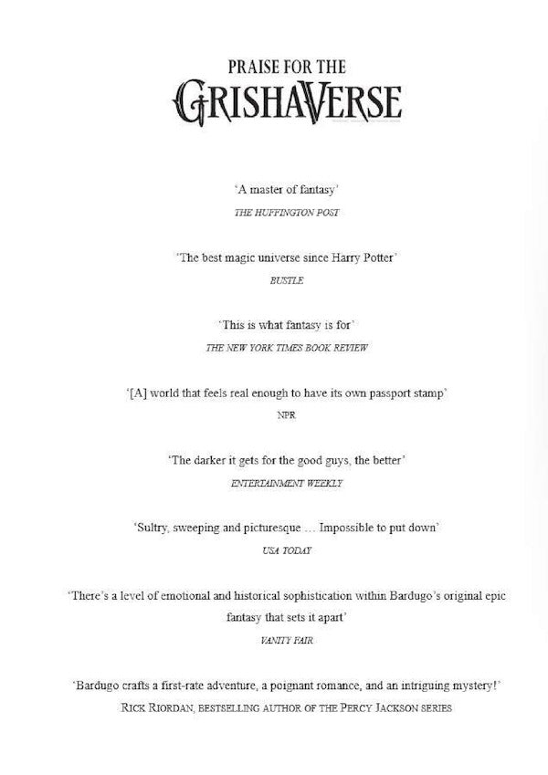 King of Scars / King of Scars Ли Бардуго 9781510104464-3