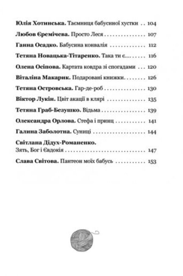 Knot for memory. Stories and memories about grandmother / Вузлик на пам`ять. Історії та спогади про бабусю Анна Осадко, Катерина Бабкина, Ирина Новицкая, Екатерина Кравцова, В. Лукин, Елена Осипова, Слава Свитова, Олександра Орлова, Светлана Дидух-Романенко, Татьяна Новацкая-Титаренко, Валентина Захабура, Наталка Лищинская, Любовь Базь, Анастасия Куликова, Вита Парфенович, Алла Цеменко, Мила 978-617-7766-00-0-5