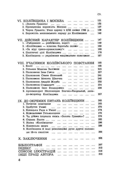 Kolyivshchyna 1768 Haydamatsky Uprising / Коліївщина. Гайдамацьке повстання 1768 року Петр Мирчук 978-617-7594-78-8-4