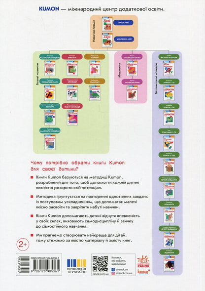 Kumon. Simple lines / KUMON. Прості лінії Тору Кумон 978-617-09-8536-1-2