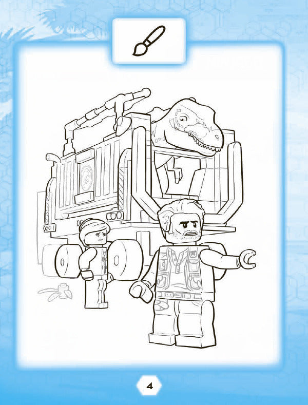 LEGO. Jurassic World. Have fun and draw. Book with stickers / LEGO. Jurassic World. Розважайся та малюй. Книжка зі стікерами  9786177969111-2