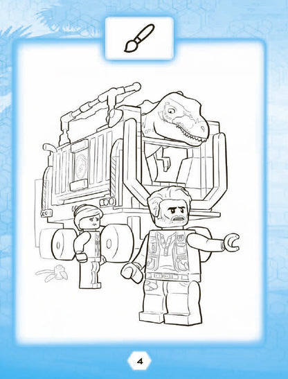 LEGO. Jurassic World. Have fun and draw. Book with stickers / LEGO. Jurassic World. Розважайся та малюй. Книжка зі стікерами  9786177969111-2