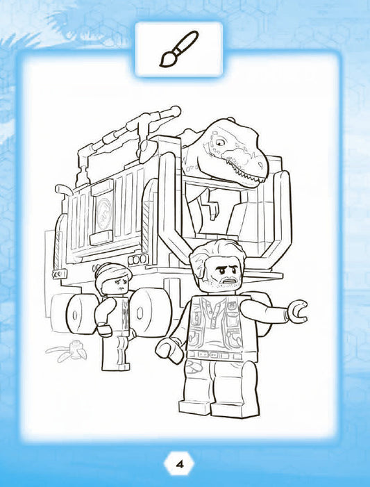 LEGO. Jurassic World. Have fun and draw. Book with stickers / LEGO. Jurassic World. Розважайся та малюй. Книжка зі стікерами  9786177969111-2