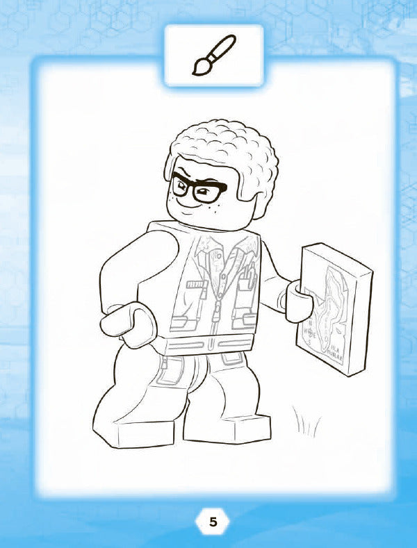 LEGO. Jurassic World. Have fun and draw. Book with stickers / LEGO. Jurassic World. Розважайся та малюй. Книжка зі стікерами  9786177969111-3