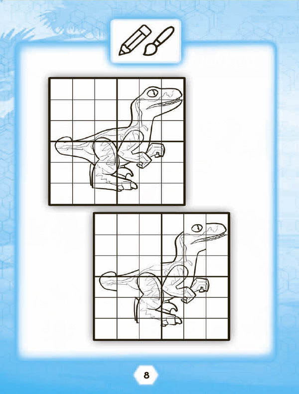 LEGO. Jurassic World. Have fun and draw. Book with stickers / LEGO. Jurassic World. Розважайся та малюй. Книжка зі стікерами  9786177969111-4