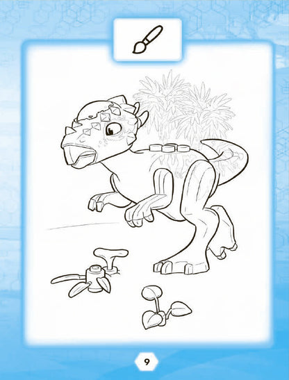 LEGO. Jurassic World. Have fun and draw. Book with stickers / LEGO. Jurassic World. Розважайся та малюй. Книжка зі стікерами  9786177969111-5