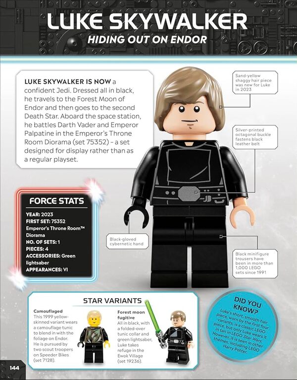 LEGO Star Wars Character Encyclopedia Updated Edition: The Ultimate Guide To The Best 200 Minifigures From The LEGO Star Wars Galaxy Comes With Exclusive Emperor Palpatine Minifigure DK Dorling Kindersley - DK Dorling Kindersley 9780241712412-6