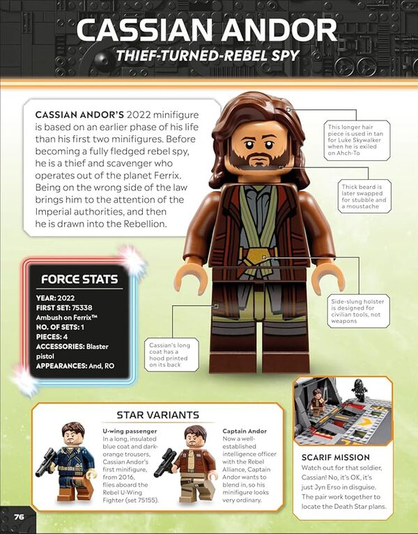 LEGO Star Wars Character Encyclopedia Updated Edition: The Ultimate Guide To The Best 200 Minifigures From The LEGO Star Wars Galaxy Comes With Exclusive Emperor Palpatine Minifigure DK Dorling Kindersley - DK Dorling Kindersley 9780241712412-4