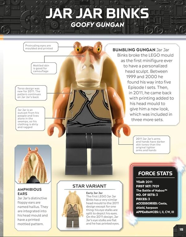 LEGO Star Wars Character Encyclopedia Updated Edition: The Ultimate Guide To The Best 200 Minifigures From The LEGO Star Wars Galaxy Comes With Exclusive Emperor Palpatine Minifigure DK Dorling Kindersley - DK Dorling Kindersley 9780241712412-3