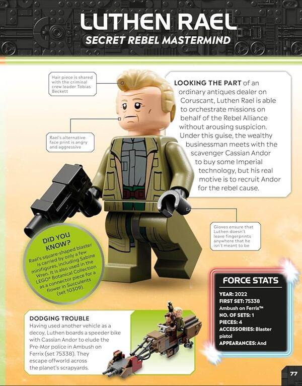 LEGO Star Wars Character Encyclopedia Updated Edition: The Ultimate Guide To The Best 200 Minifigures From The LEGO Star Wars Galaxy Comes With Exclusive Emperor Palpatine Minifigure DK Dorling Kindersley - DK Dorling Kindersley 9780241712412-5