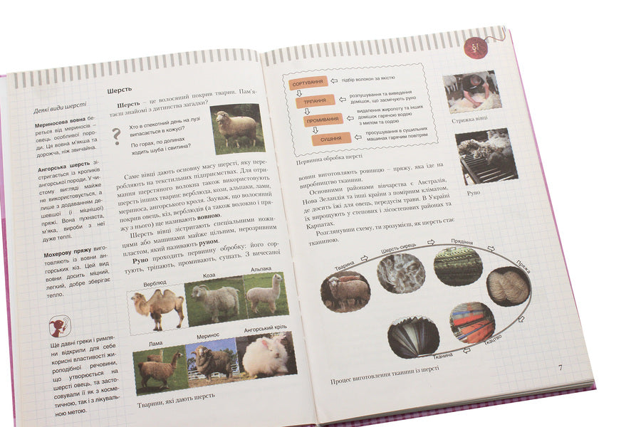 Labor training (for girls). Textbook for the 7th grade of general educational institutions / Трудове навчання (для дівчат). Підручник для 7 класу загальноосвітніх навчальних закладів Андрей Терещук, Ольга Медвидь, Юлия Приходько 978-966-178-734-5-5