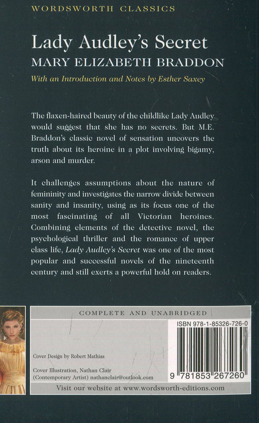 Lady Audley's Secret / Lady Audley’s Secret Мэри Элизабет Браддон 978-1-85326-726-0-2