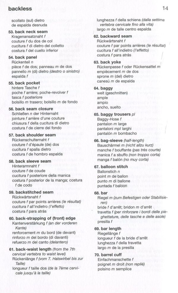 Langenscheidt Praxiswörterbuch Bekleidung und Mode / Langenscheidt Praxiswörterbuch Bekleidung und Mode  978-3-86117-253-6-5