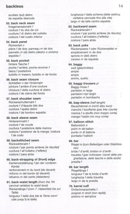 Langenscheidt Praxiswörterbuch Bekleidung und Mode / Langenscheidt Praxiswörterbuch Bekleidung und Mode  978-3-86117-253-6-5