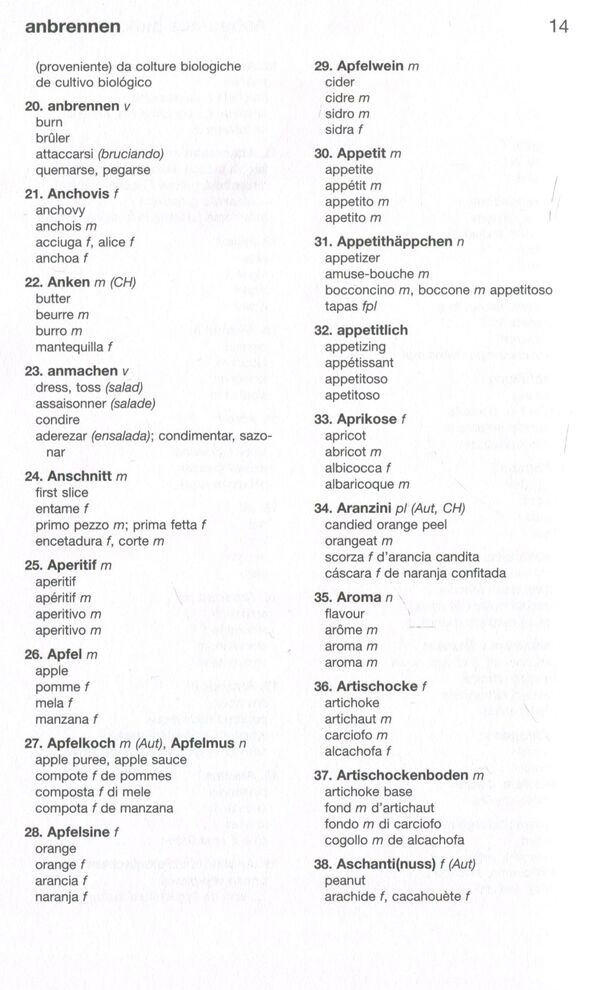 Langenscheidt Praxiswörterbuch Internationale Küche / Langenscheidt Praxiswörterbuch Internationale Küche  978-3-86117-271-0-3