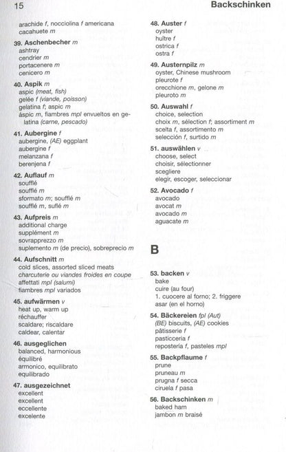 Langenscheidt Praxiswörterbuch Internationale Küche / Langenscheidt Praxiswörterbuch Internationale Küche  978-3-86117-271-0-4