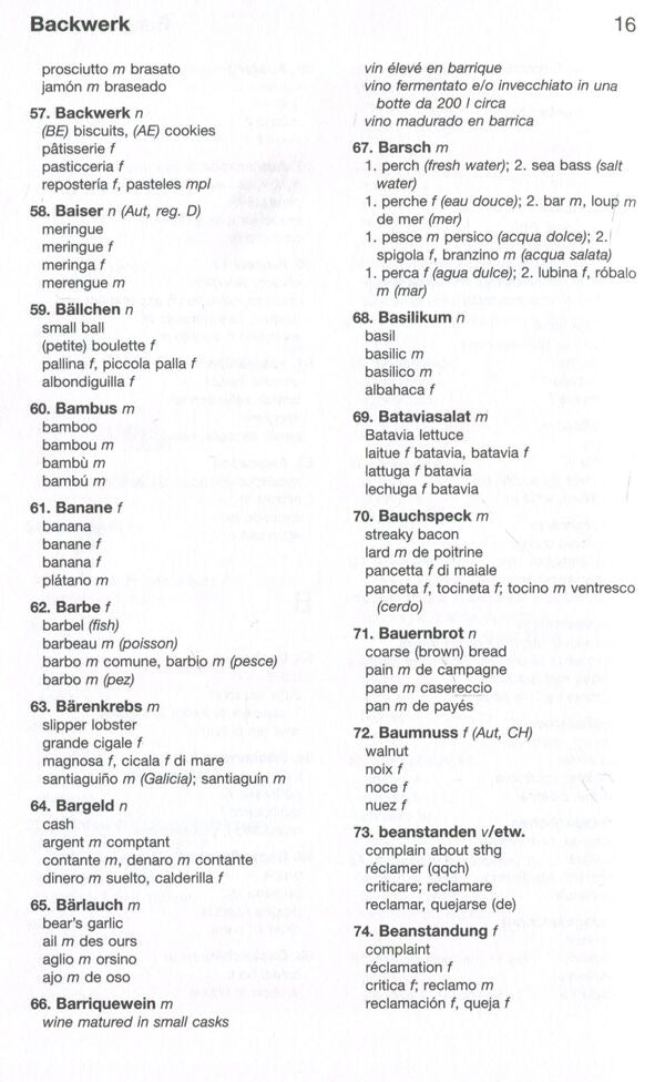 Langenscheidt Praxiswörterbuch Internationale Küche / Langenscheidt Praxiswörterbuch Internationale Küche  978-3-86117-271-0-5