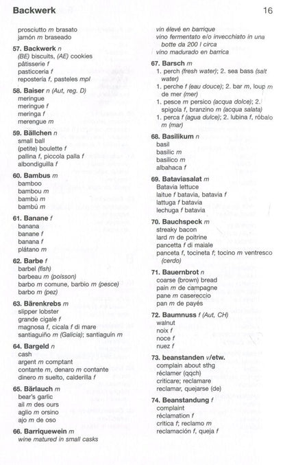 Langenscheidt Praxiswörterbuch Internationale Küche / Langenscheidt Praxiswörterbuch Internationale Küche  978-3-86117-271-0-5