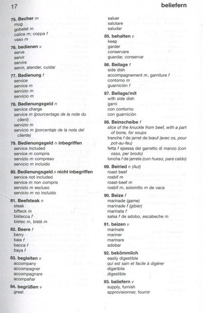 Langenscheidt Praxiswörterbuch Internationale Küche / Langenscheidt Praxiswörterbuch Internationale Küche  978-3-86117-271-0-6