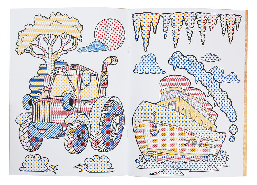 Large Water Coloring Pages Machinery - Велик водян розмальовки Технка - Author not specified 9789669872166-4