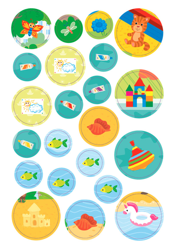 Large stickers for babies. A small doll / Великі наліпки для малят. Маленька лялька Ирина Цыбань 978-966-284-879-3-6
