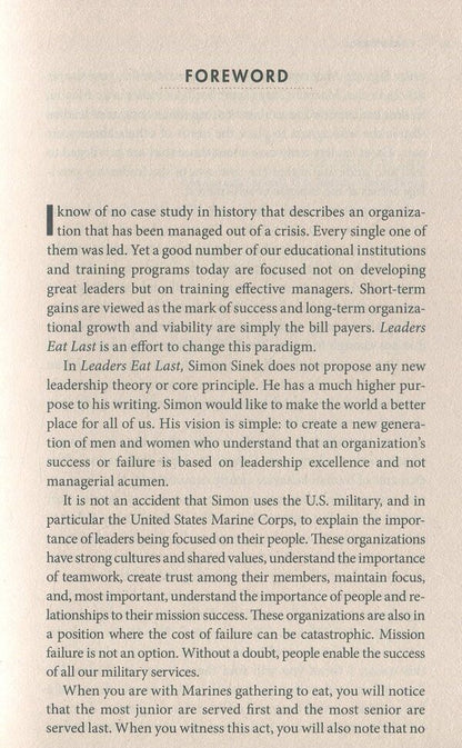 Leaders Eat Last Why Some Teams Pull Together And Others Dont Simon Sinek - Саймон Синек 9780670923175-5