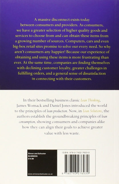 Lean Solutions. How Companies and Customers Can Create Value and Wealth Together / Lean Solutions. How Companies and Customers Can Create Value and Wealth Together  9780743276030-2