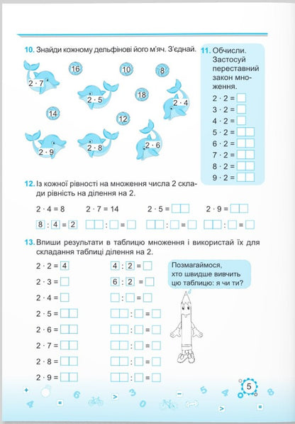 Learning The Multiplication Table Is Easy! / Вивчаю таблицю множення легко! Myroslava Kozak, Olga Korchevskaya / Мирослава Козак, Ольга Корчевская 9789660742802-4