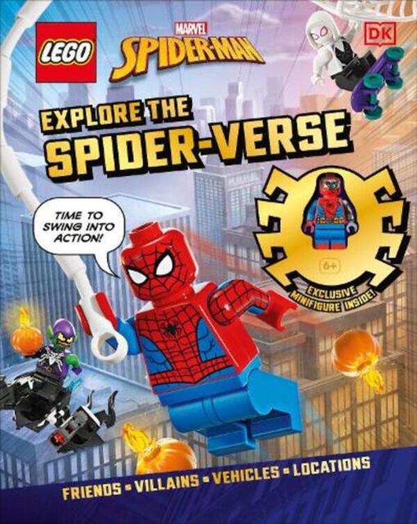 Lego Marvel Spider-Man Explore The Spider-Verse: With Exclusive Lego Spider-Man Minifigure DK (Dorling Kindersley) / DK (Dorling Kindersley) 9780241716540-1