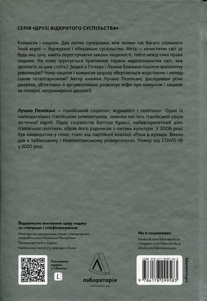 Lenin and Hitler. Two hypostases of totalitarianism / Ленін і Гітлер. Дві іпостасі тоталітаризму Лучано Пелликани 978-617-8299-58-3-2