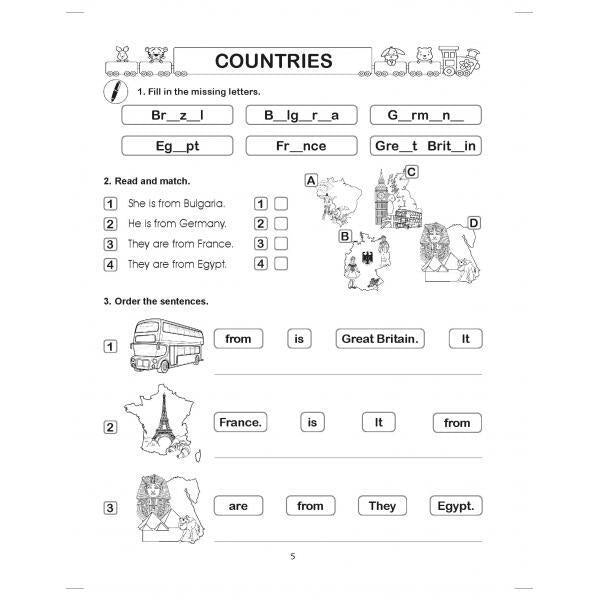 Let's Learn English. Let's learn English. Thematic vocabulary, training exercises, developmental tasks, audio recording. 3rd grade / Let's Learn English. Вивчаймо англійську. Тематична лексика, тренувальні вправи, розвивальні завдання, аудіозапис. 3 клас Ирина Доценко, Оксана Евчук 978-617-539-326-0-2
