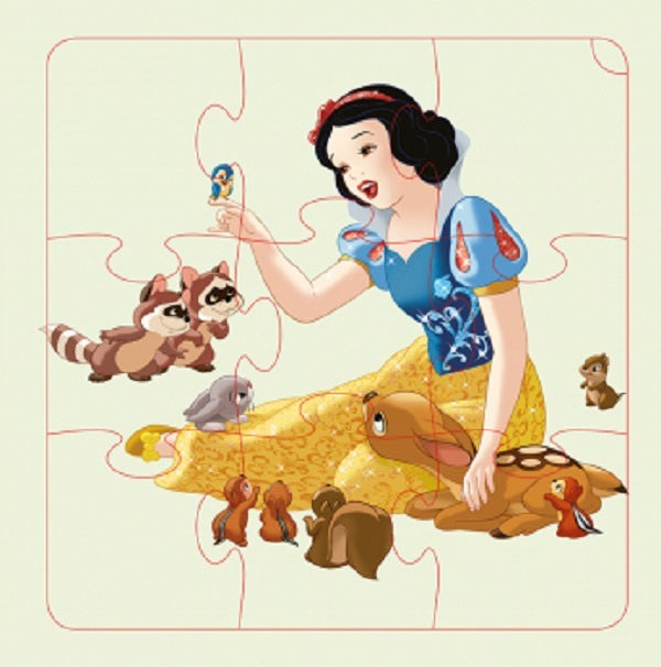 Let's learn while playing! Books with puzzles. Interesting Disney animals / Учимось граючи! Книги з пазлами. Цікаві тваринки Disney  9789667489519-4