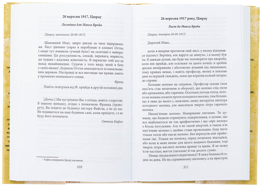 Letters to Ottli Kafka. Letters to Max Brod / Листи до Оттли Кафки. Листи до Макса Брода Франц Кафка 978-617-551-033-9-6