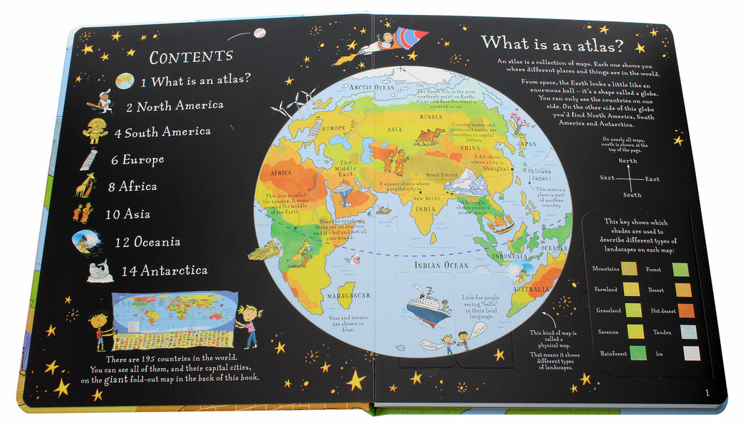 Lift-the-Flap Picture Atlas / Lift-the-Flap Picture Atlas Алекс Фрит 978-0-7460-9847-9-4