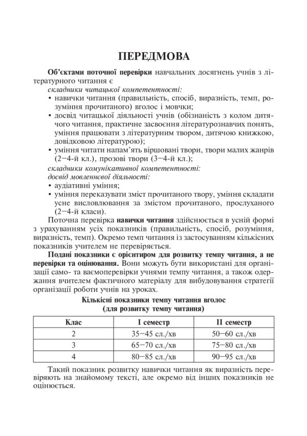 Literary reading. Didactic material to test the reading skill. 2-4 classes / Літературне читання. Дидактичний матеріал для перевірки навички читання. 2-4 класи Наталья Будная, Зоя Головко 978-966-10-4909-2-4
