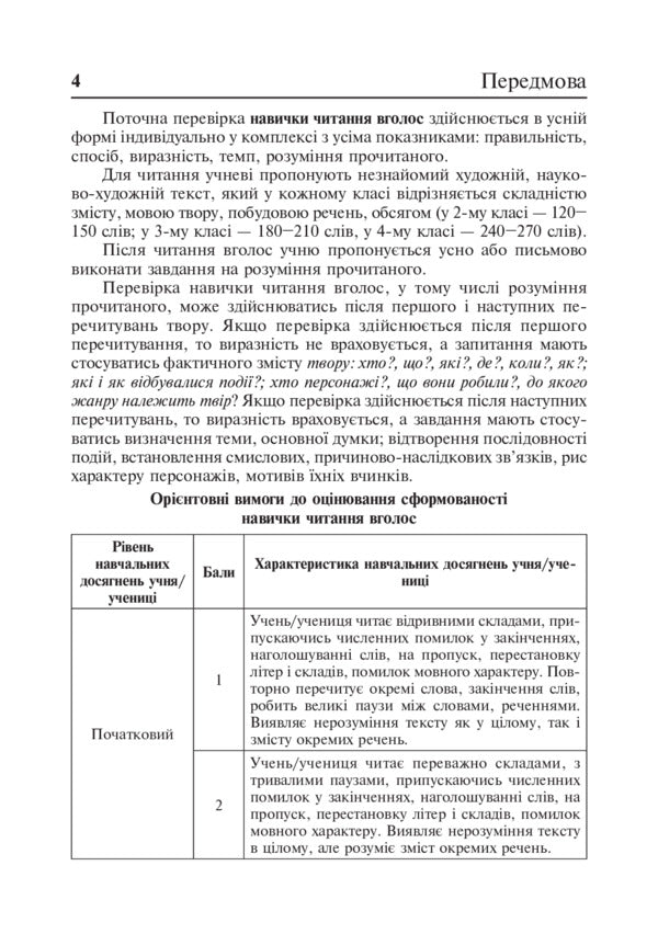 Literary reading. Didactic material to test the reading skill. 2-4 classes / Літературне читання. Дидактичний матеріал для перевірки навички читання. 2-4 класи Наталья Будная, Зоя Головко 978-966-10-4909-2-5