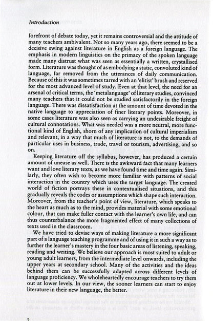 Literature In The Language Classroom. A Resource Book Of Ideas And Activities Stephen Slater, Joanne Colley / Стивен Слейтер, Джоанн Колли 9780521312240-6