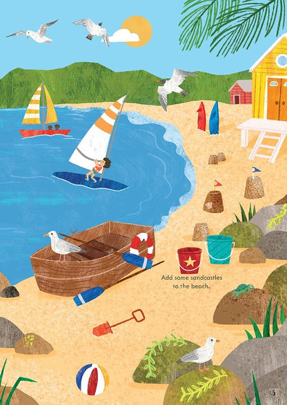 Little First Stickers Seashore Jessica Greenwell / Джессика Гринвелл 9781474968225-3