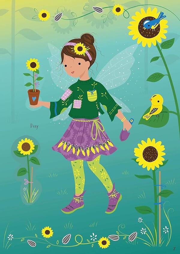Little Sticker Dolly Dressing. Garden Fairy / Little Sticker Dolly Dressing. Garden Fairy Фиона Уотт 9781801314879-3